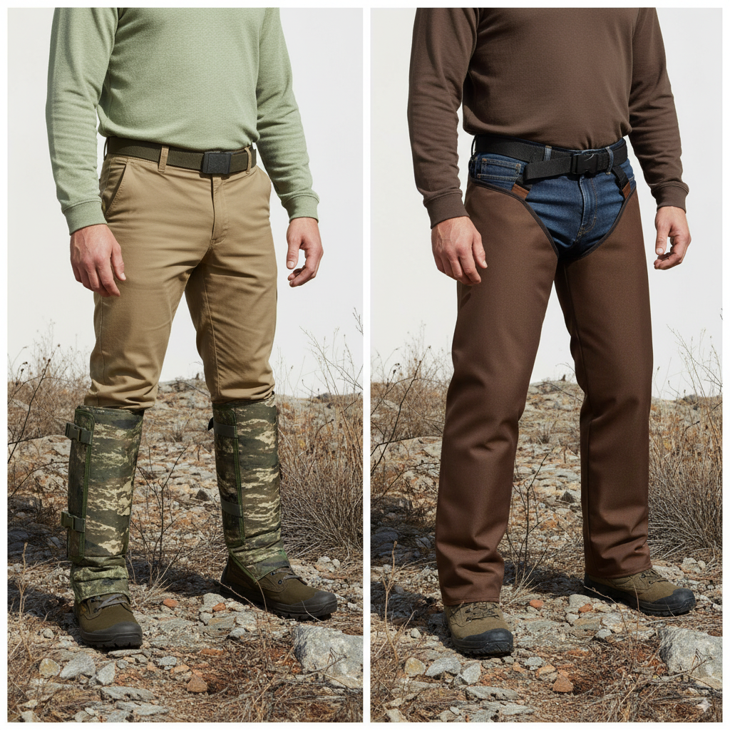 Snake Gaiters vs Snake Chaps