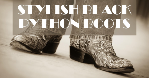Black Python Boots to Buy in 2024