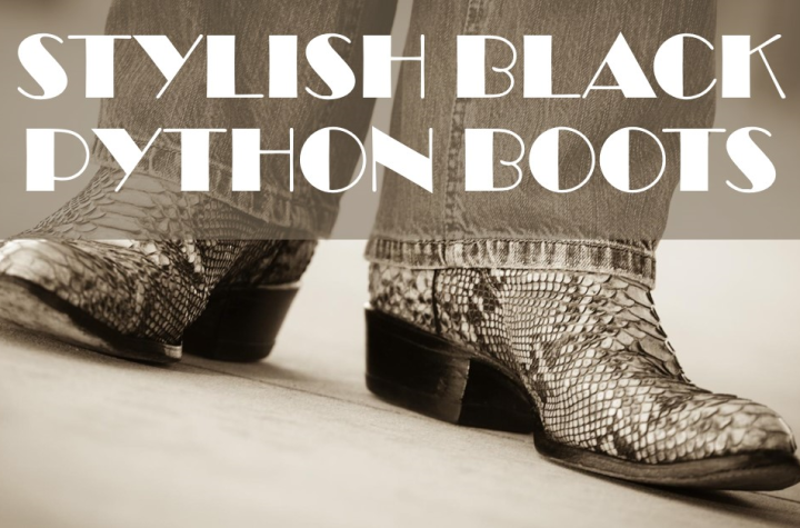 Black Python Boots to Buy in 2024