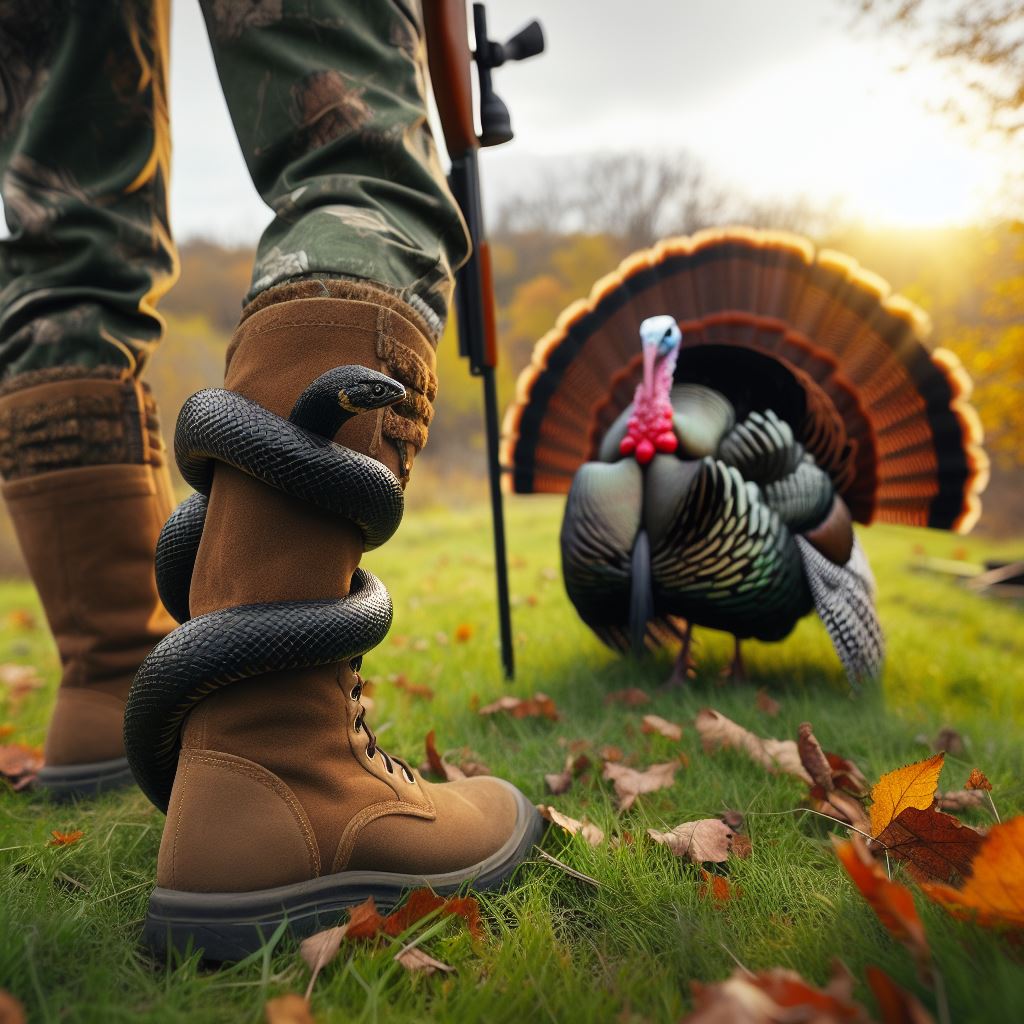 Snake Boots for Turkey Hunting