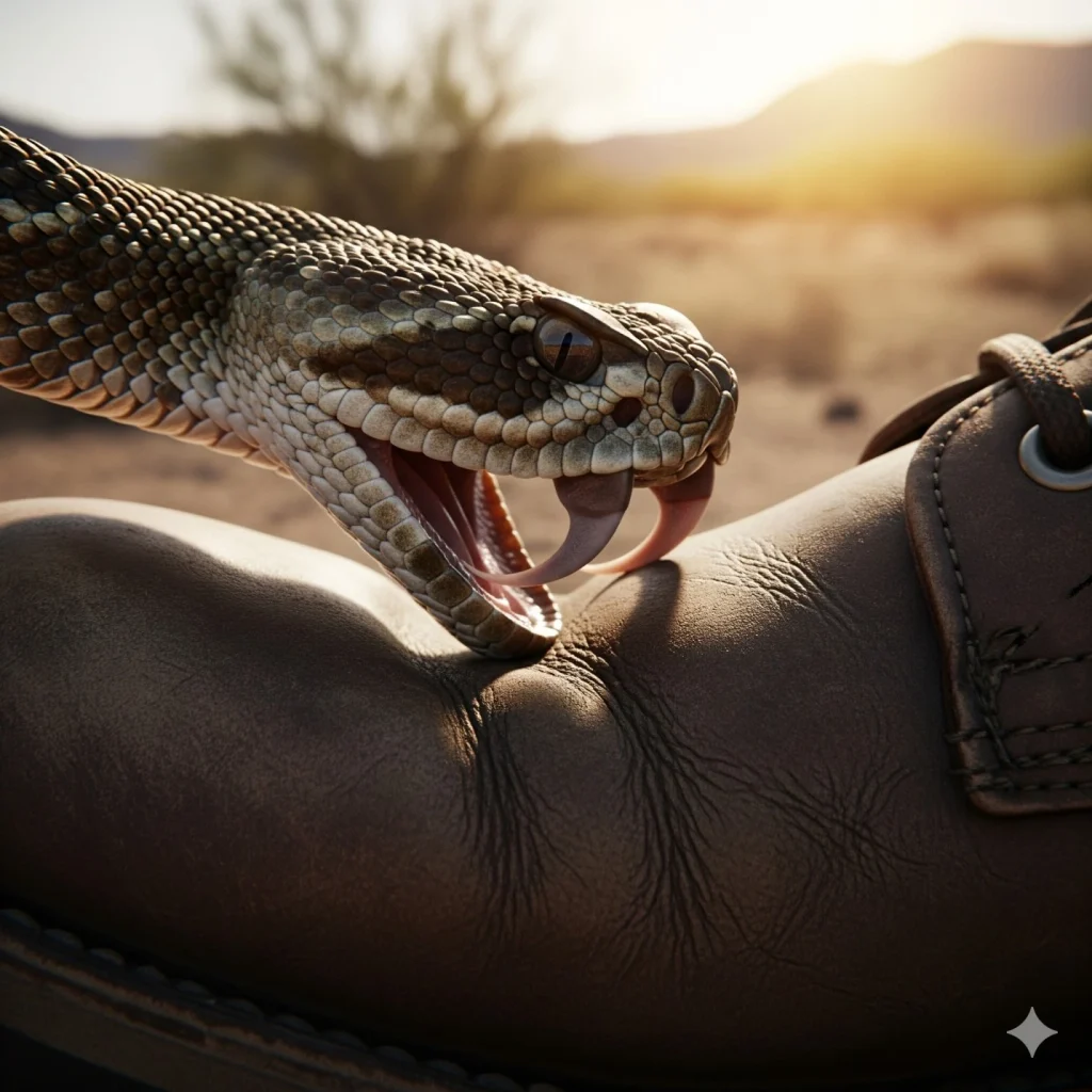 Can Snakes Bite Through Leather Boots
