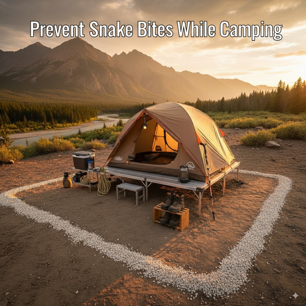 Prevent Snake Bites While Camping