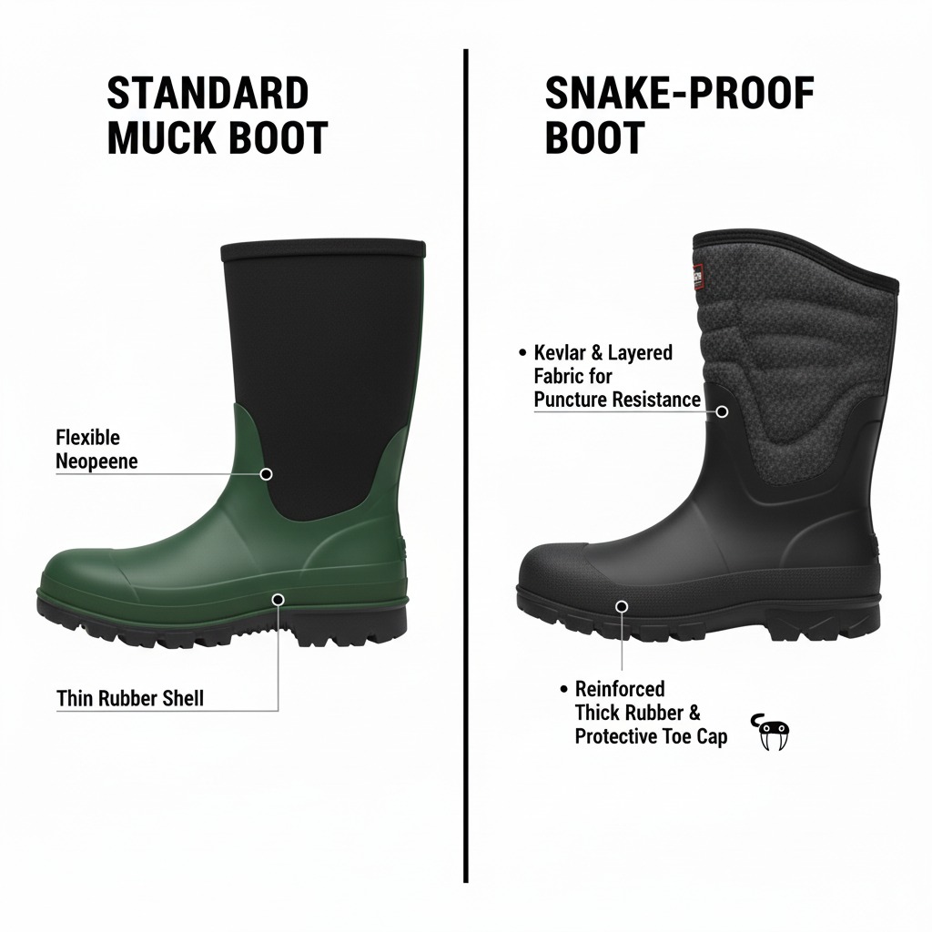 Muck Boot Protection Against Snake Bites