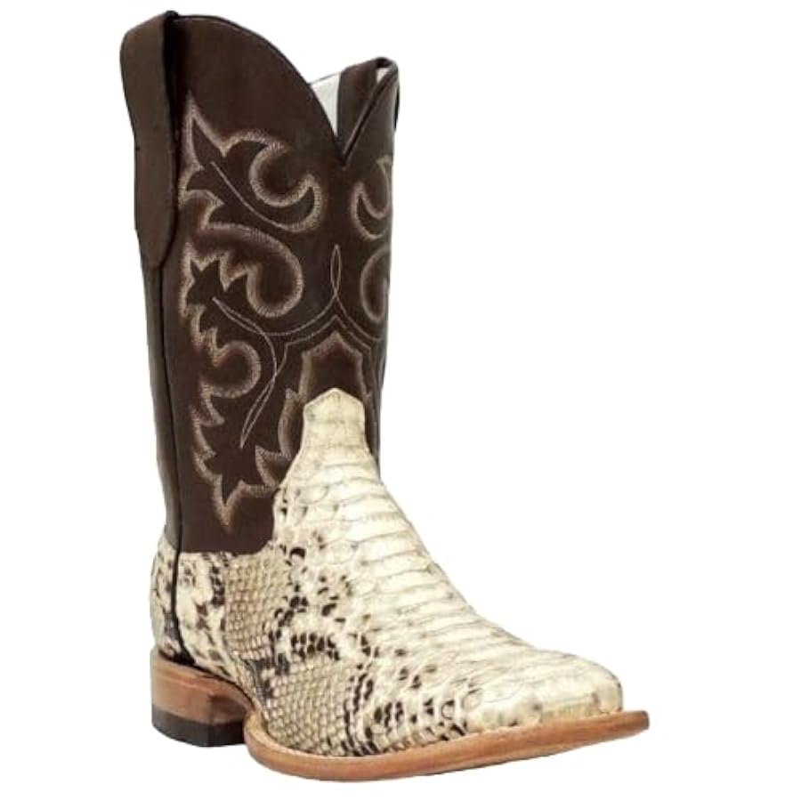 Cowtown Men's Square Toe Python Boot