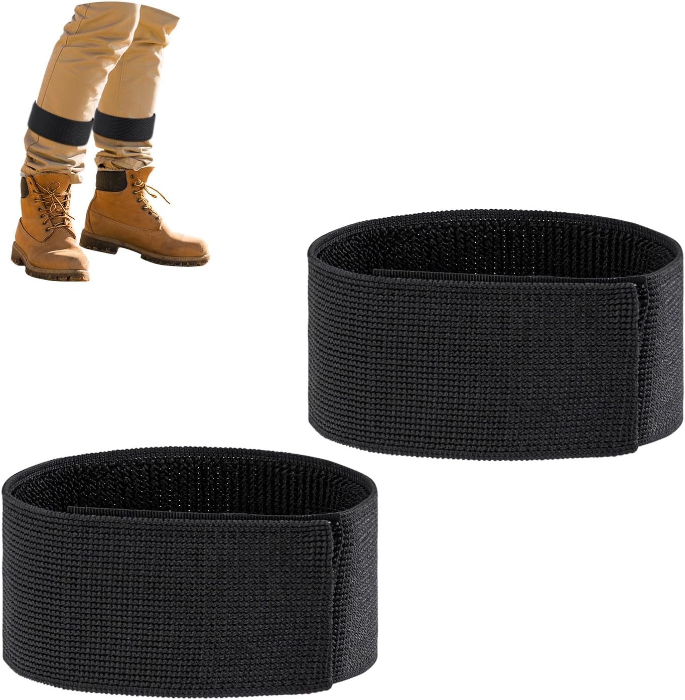 QoeCycth Adjustable Boot Straps Pant Stirrups Clips