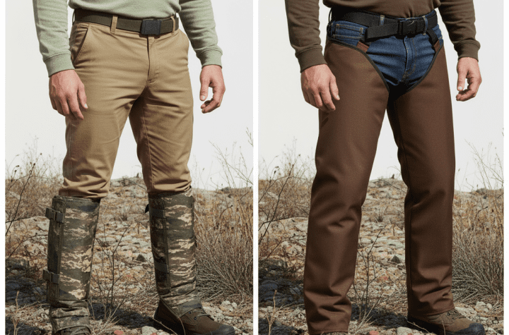 Snake Gaiters vs Snake Chaps