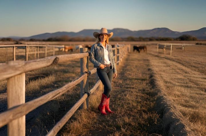 Red Cowboy Boots for Women