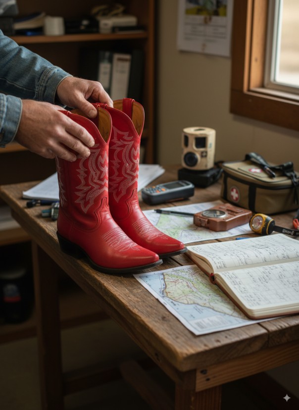 Red Cowboy Boots for Women